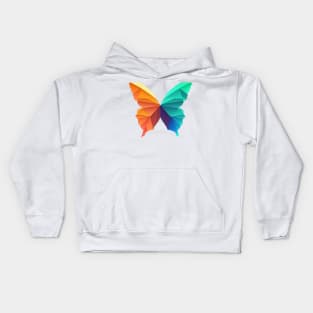 Butterfly Flight - Minimalist butterfly design for the environment Kids Hoodie